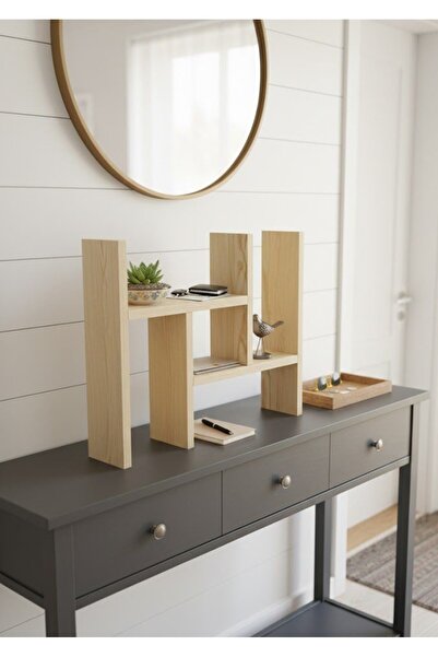 ENSDİZAYN Çok Amaçlı Ahşap Raf Mutfak Salon Çalışma Odası Banyo Kullanılabili...