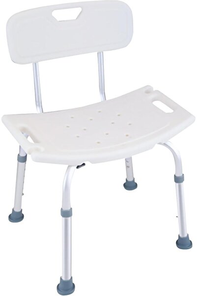 Beauenty مقعد حمام قابل للتعديل ومضاد للانزلاق مع مسند - كرسي استحمام من الأل...