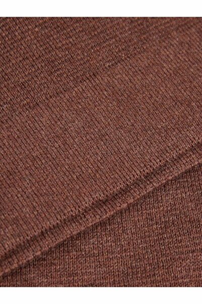 Jack & Jones Men's Burgundy Jprblamilano Stitch Knit Half Zip Sweater & Cardigan 12259664-Cowhide