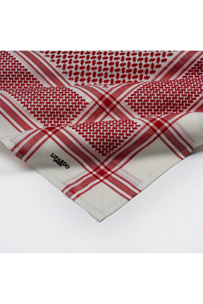 First Life Red Lipardo Winter Shemagh