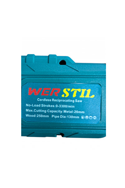 German Meister WERSTIL Sabre Saw, 21V 8Ah, with 2 Batteries + 5 Gift Blades
