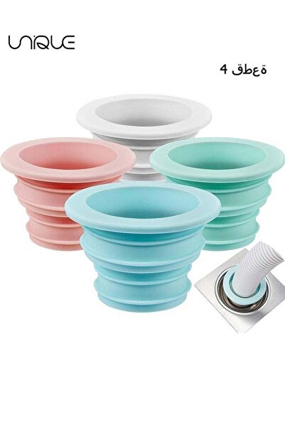 Generic 4 Piece Sewer Odor Seal Plug - Silicone Tube Seal Plug - Washing Mach...