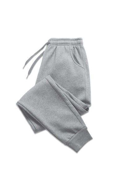 MARKATEM Buy Elastic and Lace-Up Joger Pants, 2-Thread Ribbed Elastic Waistband, Comfortable Fit.