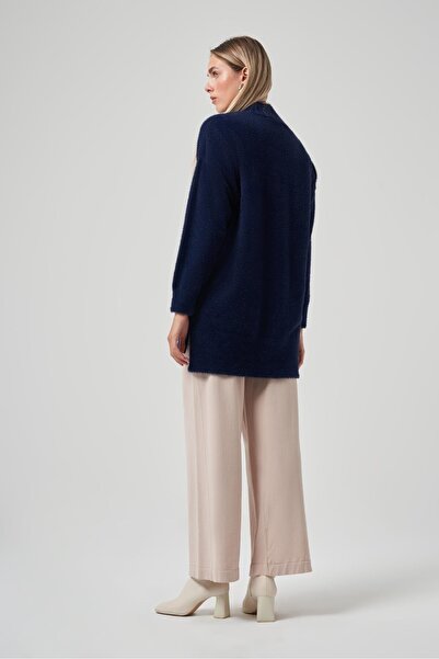 Nuss 7002 Stone Embroidered Angora Sweater Tunic