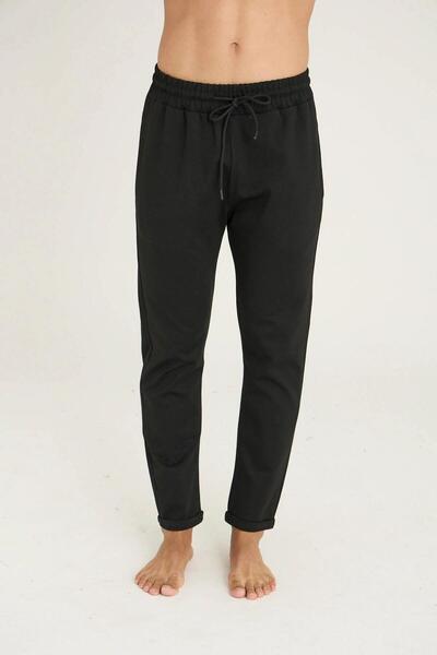 gd goldoremi 1045 Men's Cotton Medium Thick Double Leg Stretch Jogger Pants