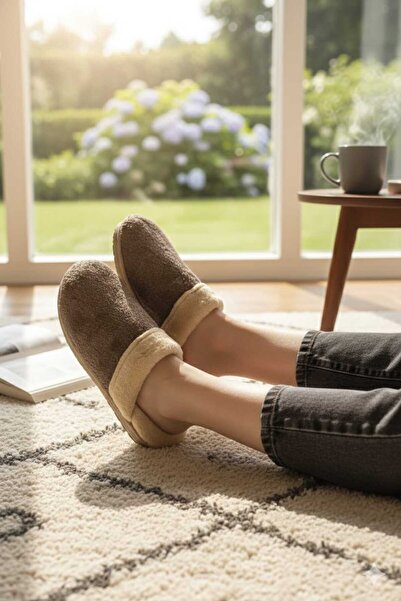 pearnight Flat Women's Winter Casual House Slippers