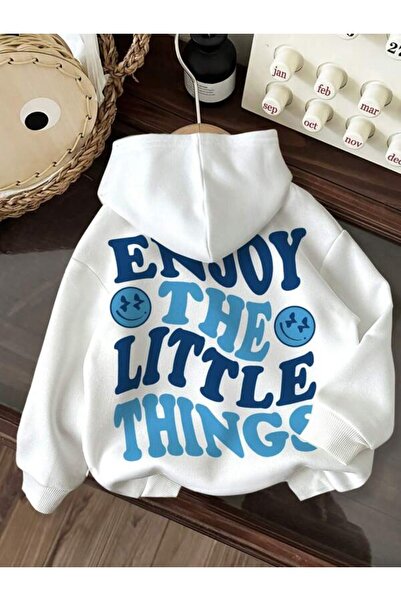 ibibik moda Hanorac Enjoy The Little Things cu imprimeu