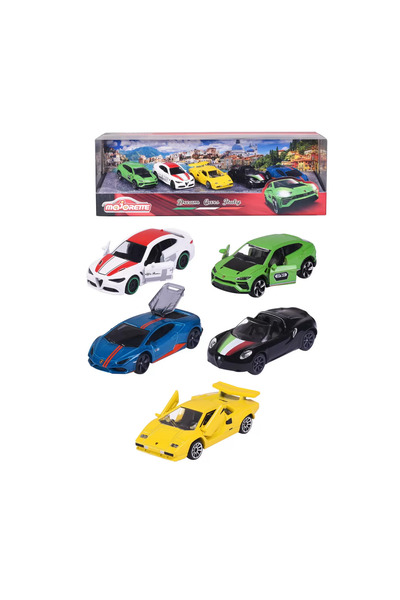 Majorette Σετ 5 μεταλλικών αυτοκινήτων Majorette - Dream cars Italy