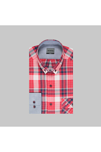 Sarar İNTERVİEW Carina Kırmızı Uzun Kol Gömlek