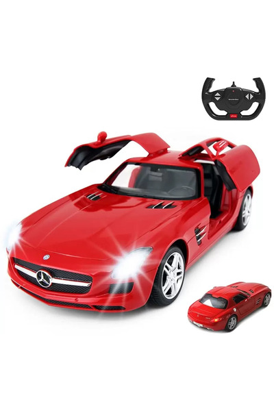 Rastar Mașină cu telecomandă Mercedes-Benz SLS Roșie Scara 1:14