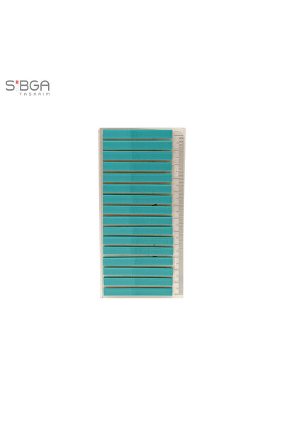 sibga tasarım Turquoise Green Thin Strip 320 Sheets Transparent Color Postit Post-It Post It. Bookmark Bookmark Postit