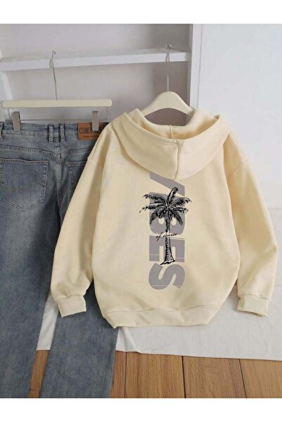 ibibik moda Îmbrăcăminte de top confortabilă de zi cu zi, unisex, cu model de palmieri cu imprimeu