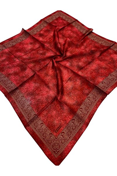 Siyane Μαλακό κασκόλ Mercan με μοτίβο καπνού στην άκρη