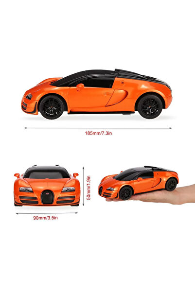 Rastar REMOTE CONTROL CAR BUGATTI GRAND SPORT VITESSE ORANGE WITH 1 TO 24 SCALE
