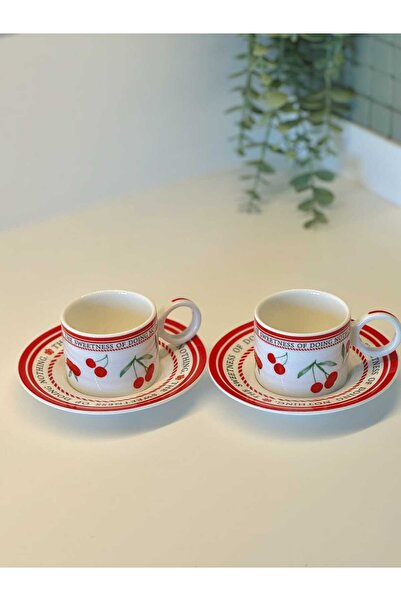 BUCOLIC Set of 2 Cherry Bliss Cups
