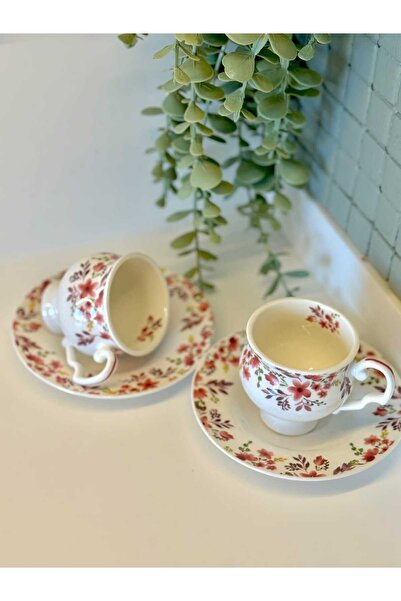 BUCOLIC Set of 2 Vintage Blossom Cups