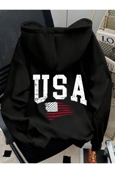 ibibik moda ملابس علوية مريحة يومية للجنسين مطبوع ذات طابع أمريكي