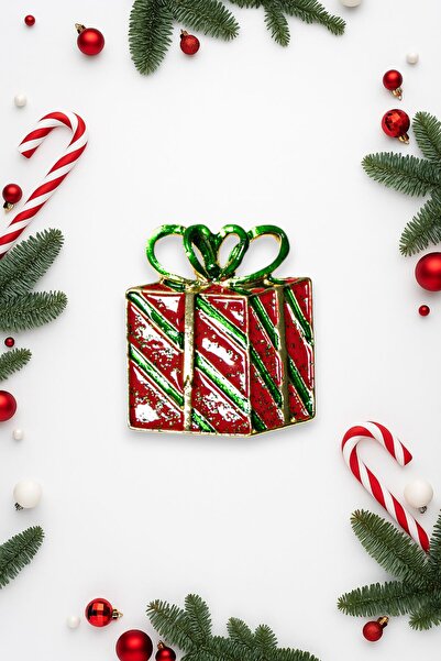 Rumon Yılbaşı Temalı Çelik Broş