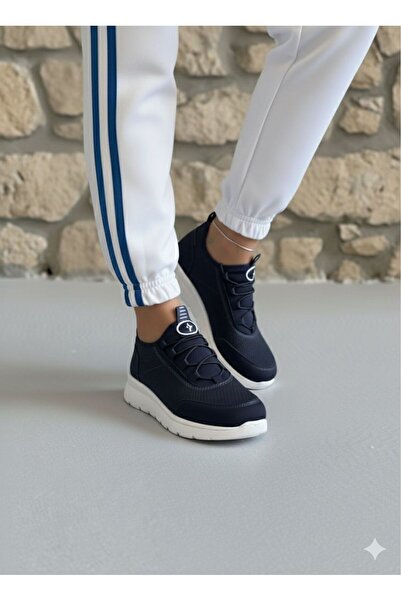 MAC MERO Light White Navy Blue Sneaker Daily Walking and Running Shoes for Men and Women