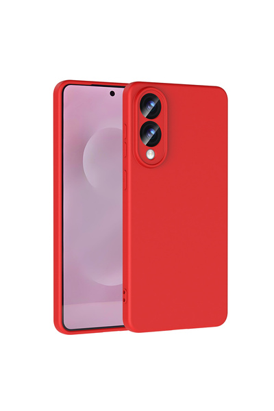 zore غطاء حماية لهاتف جالاكسي إس25 إيدج طراز إيه تي إيه مارا - أحمر