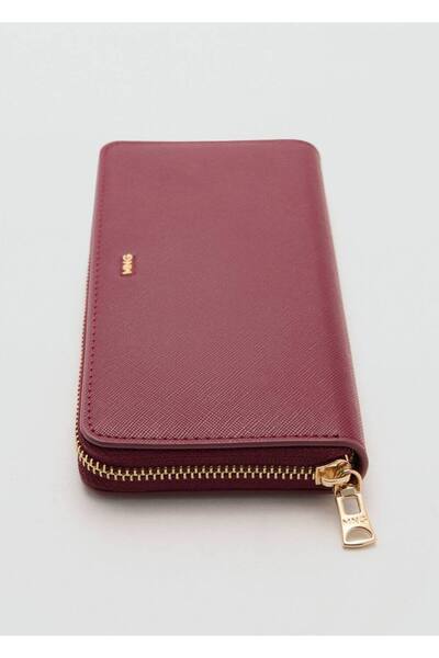 MANGO Woman Safiano görünümlü cüzdan