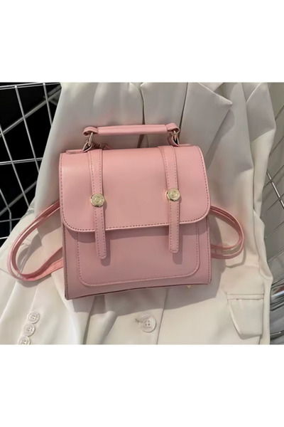 MAG Simple and Modern Mini Backpack for Women, Casual, Pink