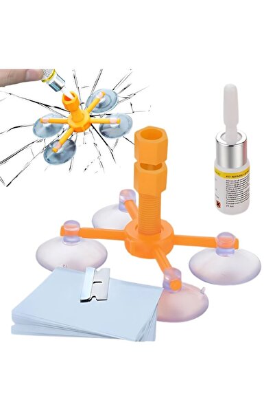 VERK Kit for repairing, bonding cracked, chipped windshields