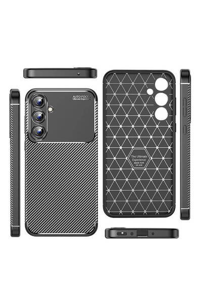 zore Galaxy A35 Case Ata Black Silicone Cover - Black