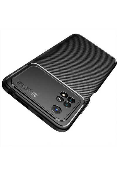 zore Poco M4 Pro 4g Case Ata Silicone Cover - Black