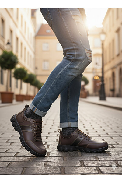 UZR Genuine Leather Men's Sports Shoes Casual