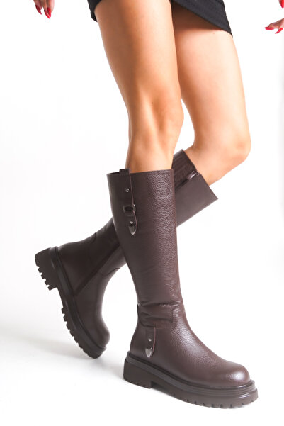 Elile Shoes Genuine Leather Women's Winter Boots, Sizes 35-36 to 41-42-43