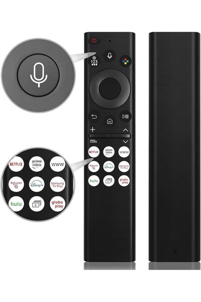 KNTECH Remote control for SAMSUNG 4K LED voice commands for 2018-2024 models without solar charging