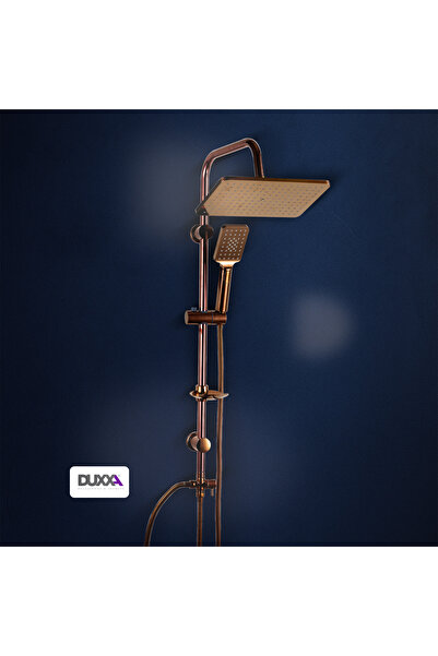 Duxxa Mirage 400 Tepe Duş Seti Rose Gold D.132.4.R