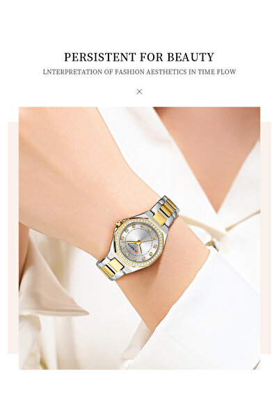 Curren 9100 Luxury Classic Quartz Women's Watch - Elegant Waterproof Luminous Hands