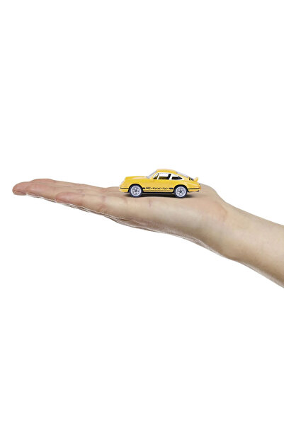 Majorette Masinuta Porsche 911 Carrera, galben, 1:64
