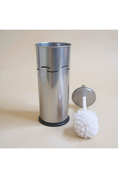 EMPA A V M Βούρτσα τουαλέτας με μεταλλικό δοχείο και πλαστική βάση