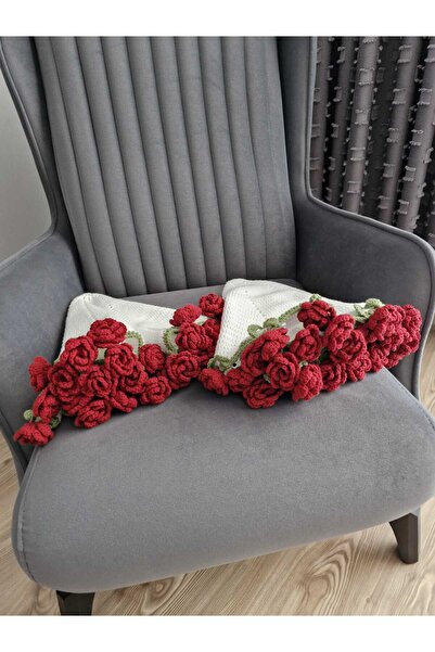 Handmade Lily tricotă șaluri/bucăți de țesătură de 70 cm