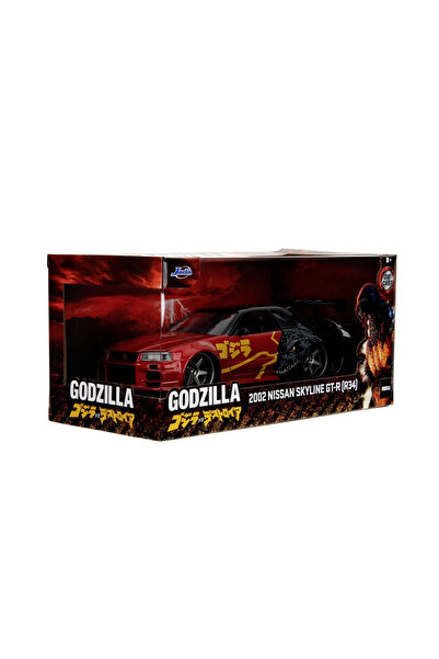 Jada Toys Mașină metalică Jada Godzilla Nissan Skyline GTR scară 1:24