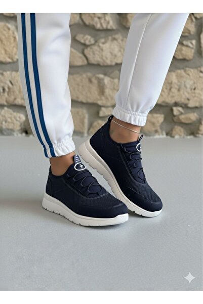 MAC MERO Light White Navy Blue Sneaker Daily Walking and Running Shoes for Men and Women