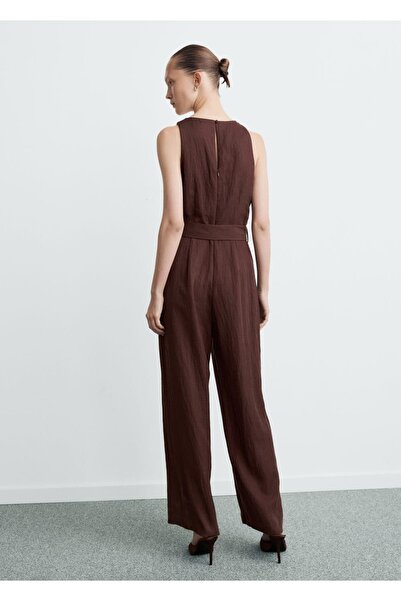 MANGO Woman Kemerli liyosel tulum