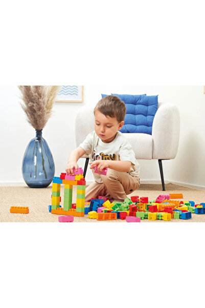 ECOİFFİER Abrick Multicolor Building Set 50 Pieces