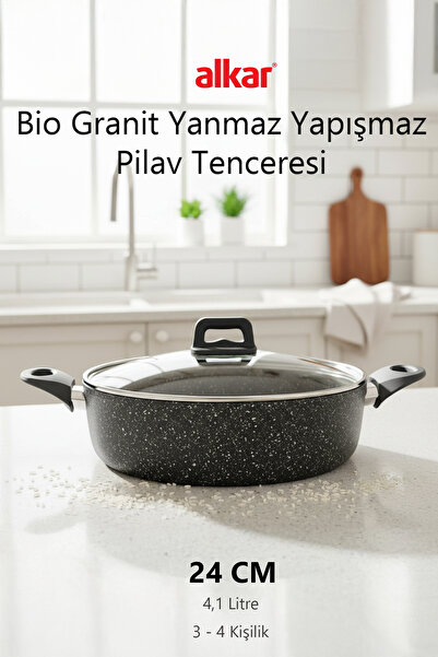 FİTHOME Bio Granit Fireproof Non-Stick Rice Cooker – Healthy, Durable, and Easy-To-Clean Rice Cooker