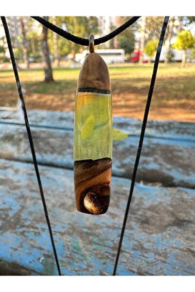 bo wood el yapımı zeytin ağacı kolye