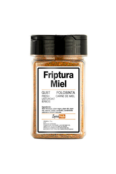 Spicehub Mix Friptura Miel, condiment premium pentru miel, kebab, kofta si friptura orientala, 75g