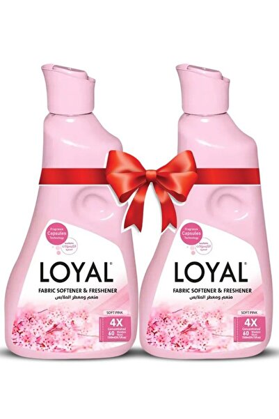 Loyal Fabric Softener & Freshener Concentrated Soft Pink 60 Washes 2x1500ml