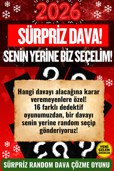 GameBulance Detective Game, Who Is the Killer Guessing Game, Surprise Case, Random Detective Game, Christmas Box Game