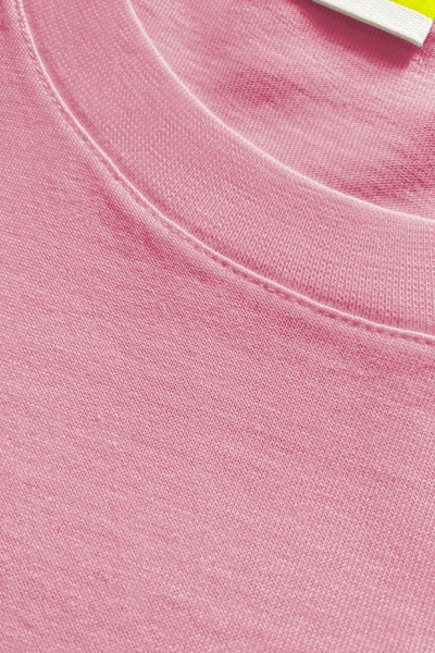 goffra Men's Vision Premium Quality Dense Textured Cotton T-Shirt Pink M101-R0220-06