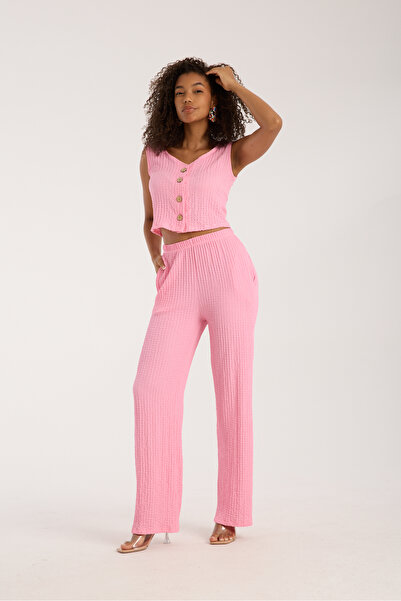 MAİMODA Women's Basic Vest Set Set