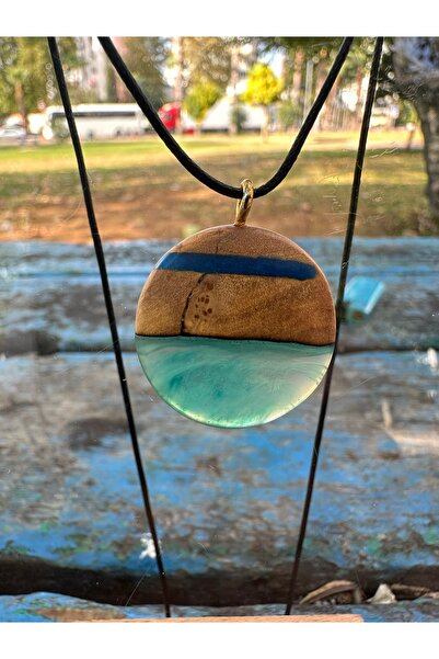 bo wood el yapımı zeytin ağacı kolye