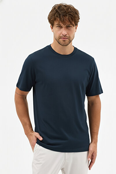 goffra Ανδρικό T-Shirt Vision Premium Quality από βαμβάκι με πυκνή υφή, σκούρ...